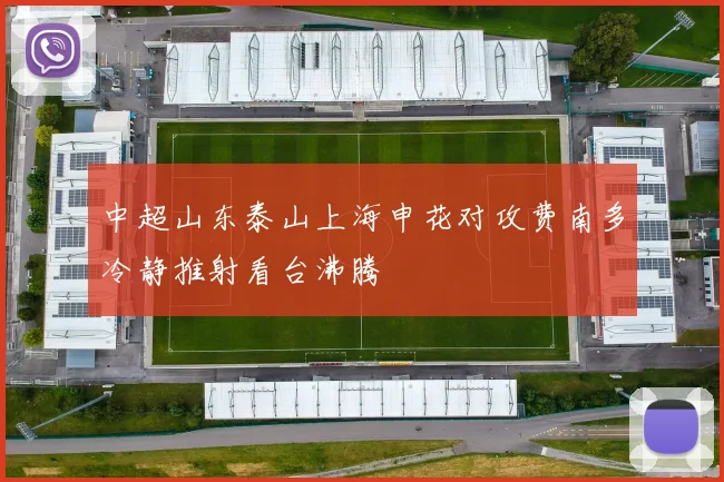 中超山东泰山上海申花对攻费南多冷静推射看台沸腾