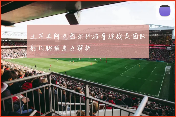 土耳其阿克图尔科格鲁迎战美国队射门脚感看点解析